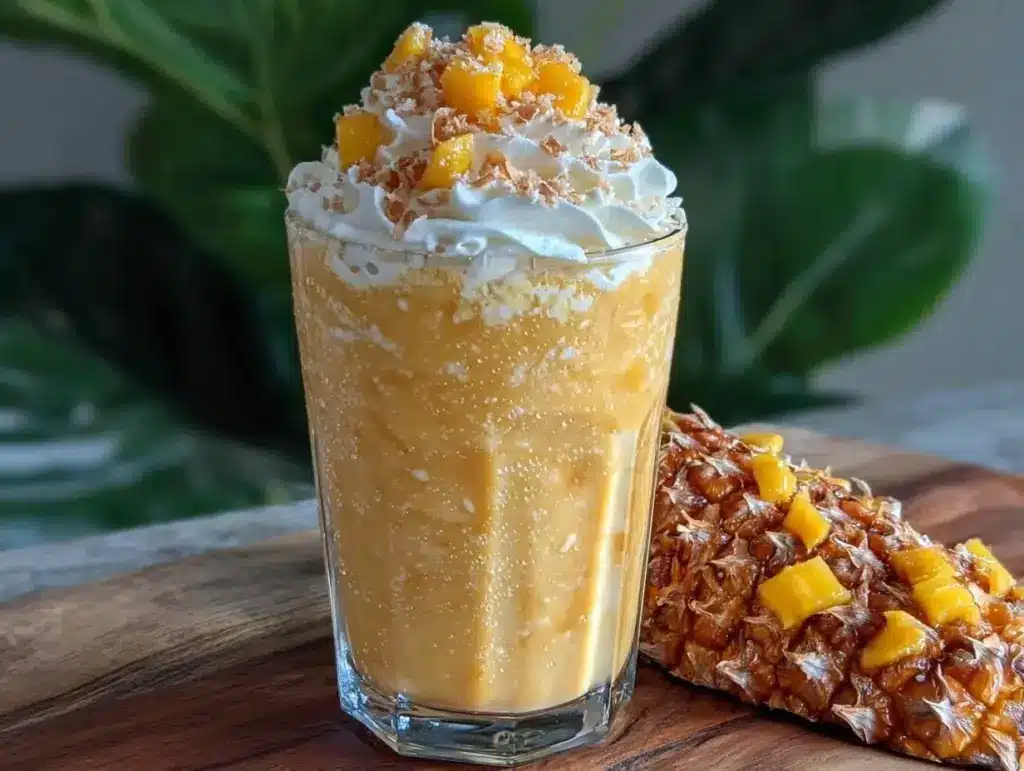 mango pineapple smoothie - featured image