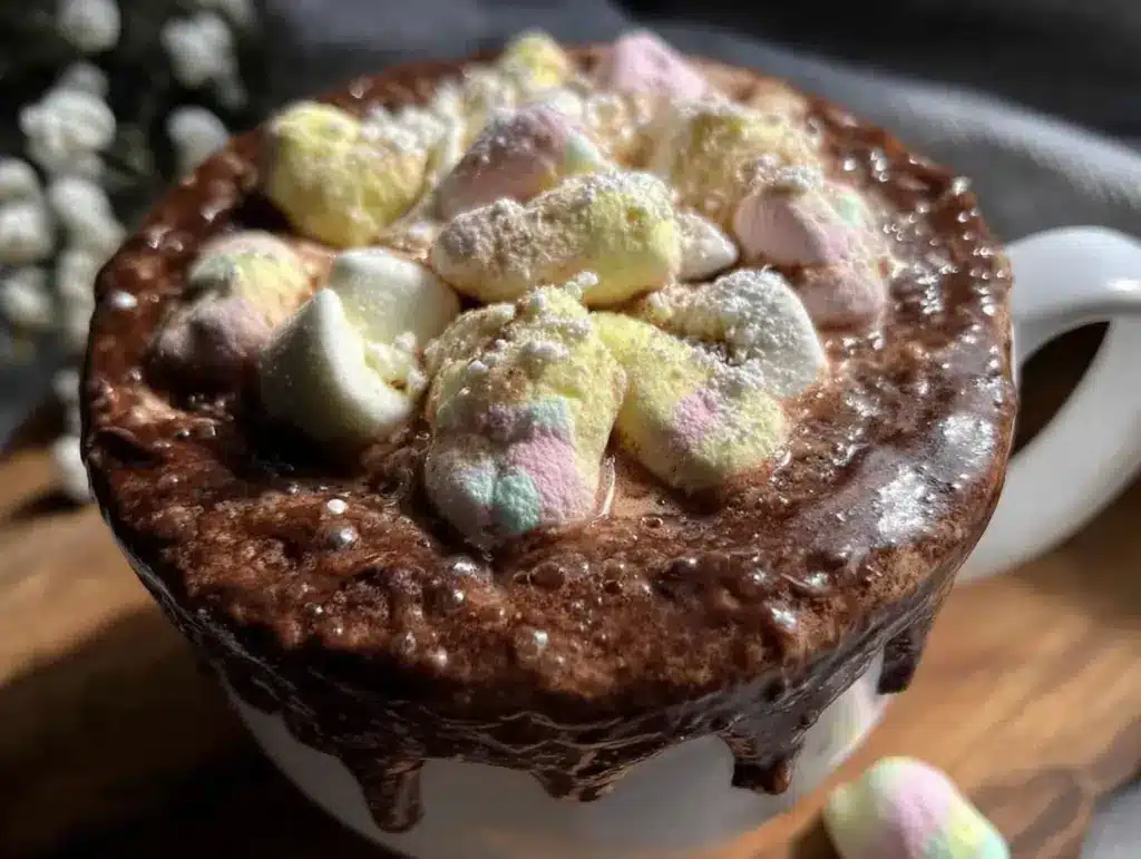 Peeps marshmallow hot chocolate - featured image