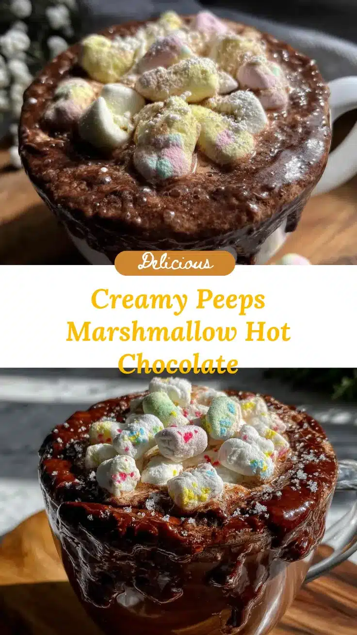 Peeps marshmallow hot chocolate recipe