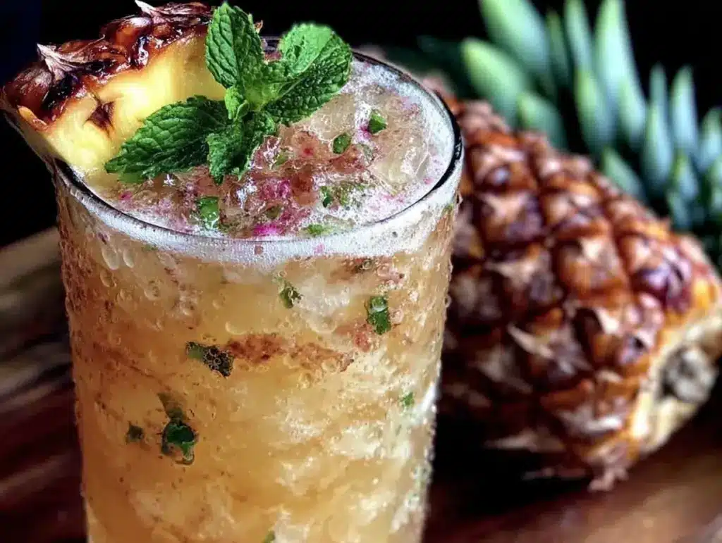 pineapple coconut water cooler - featured image