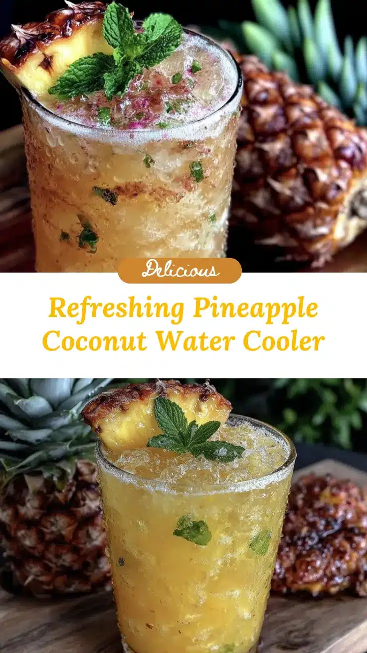 pineapple coconut water cooler recipe