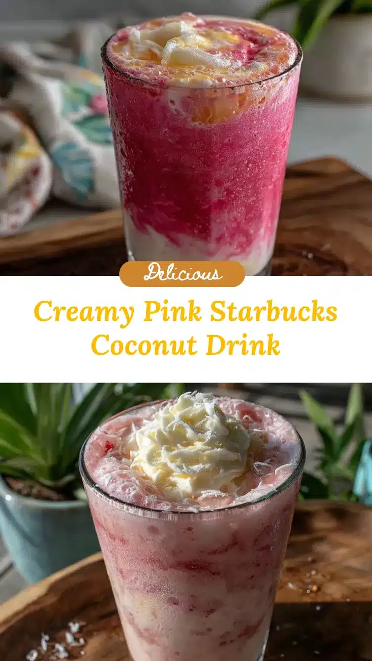 pink Starbucks copycat smoothie recipe