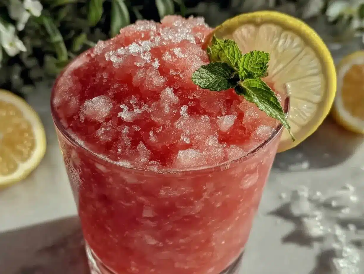 Pink Whitney Lemonade Slushie preparation steps
