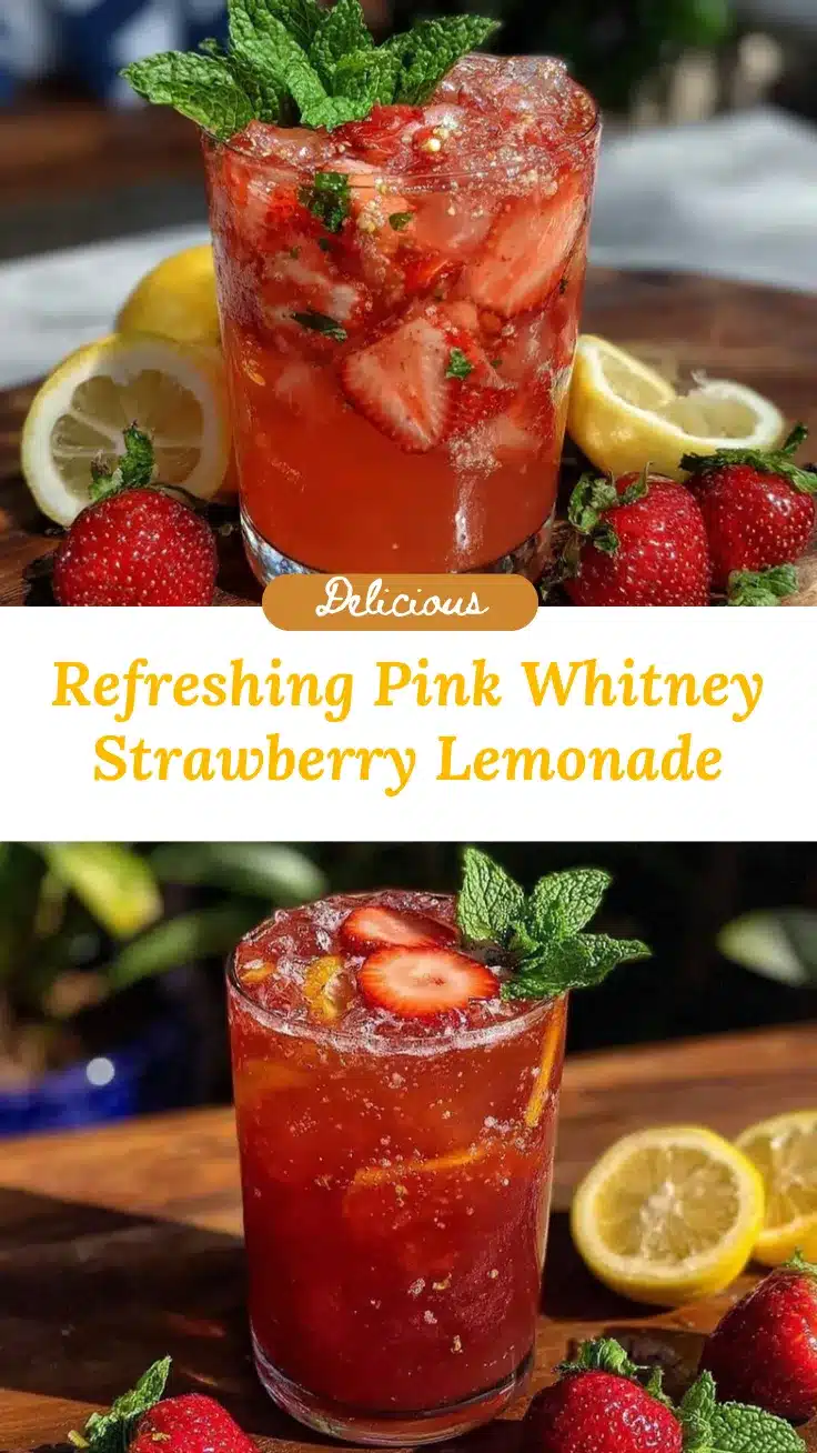 Pink Whitney Strawberry Lemonade Cocktail recipe