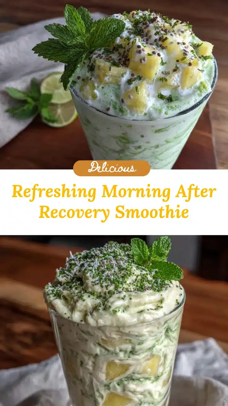 revitalizing morning after recovery smoothie recipe