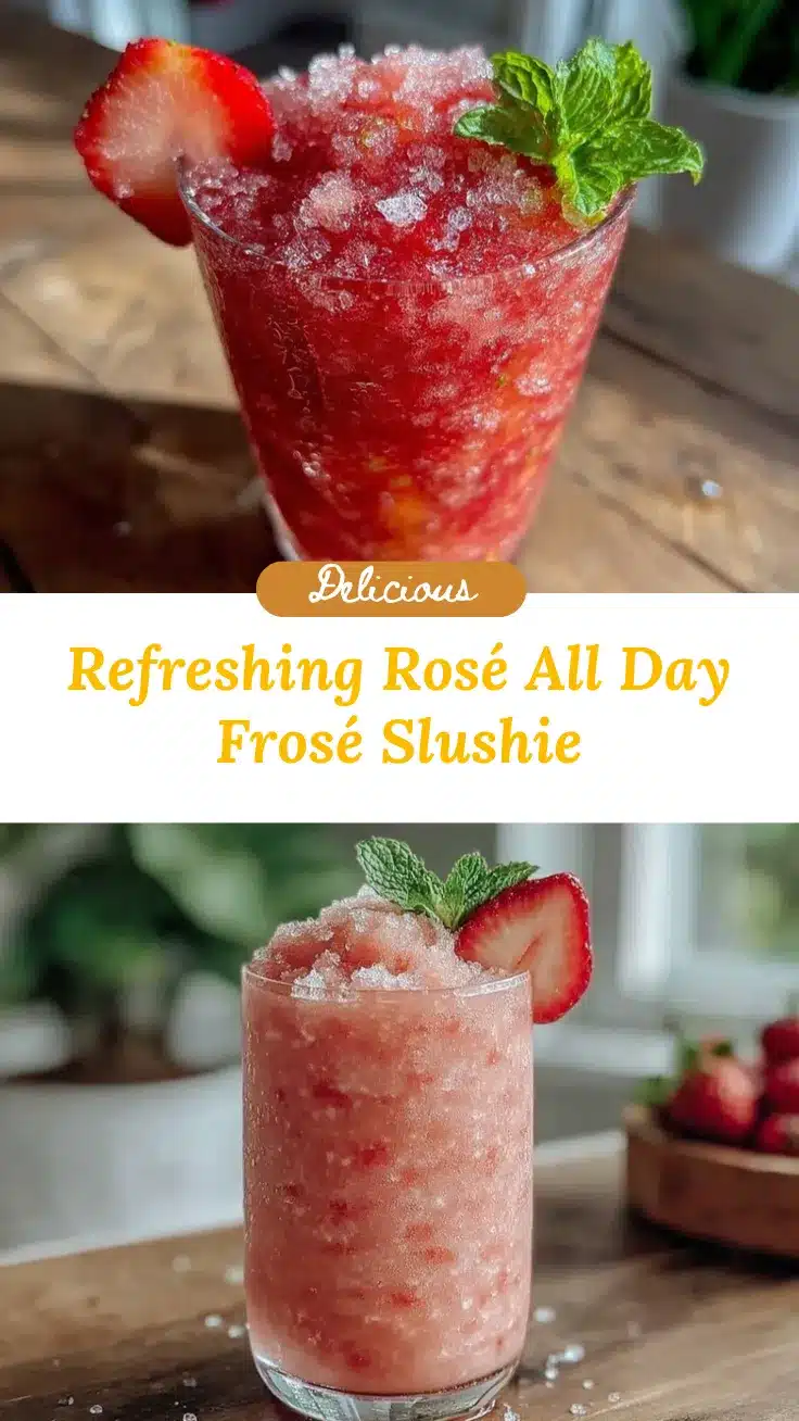 rosé all day frosé slushie recipe