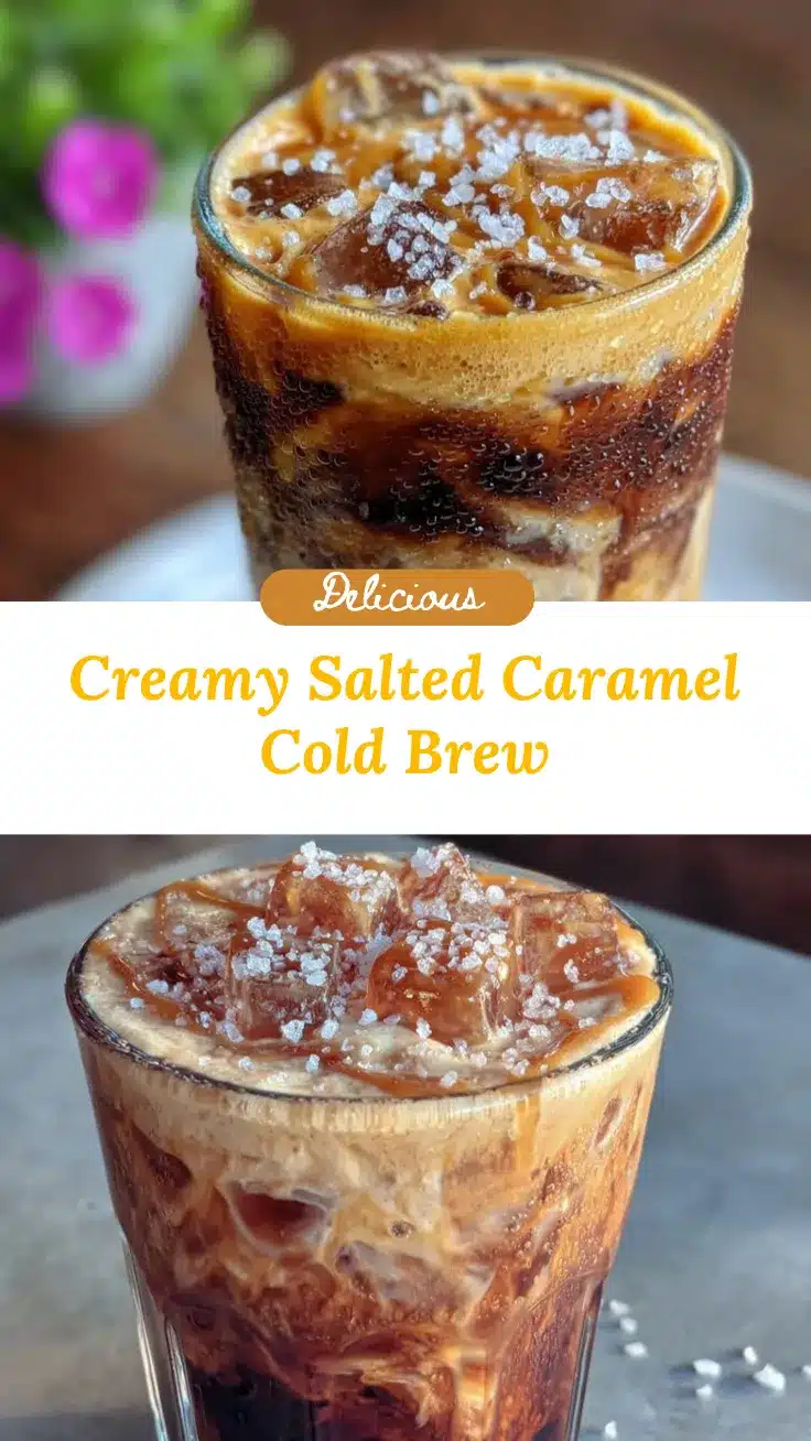 salted caramel cold foam cold brew recipe