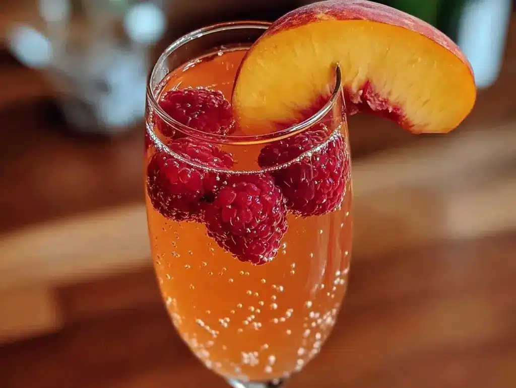 Sweetheart Bellini Cocktail - featured image