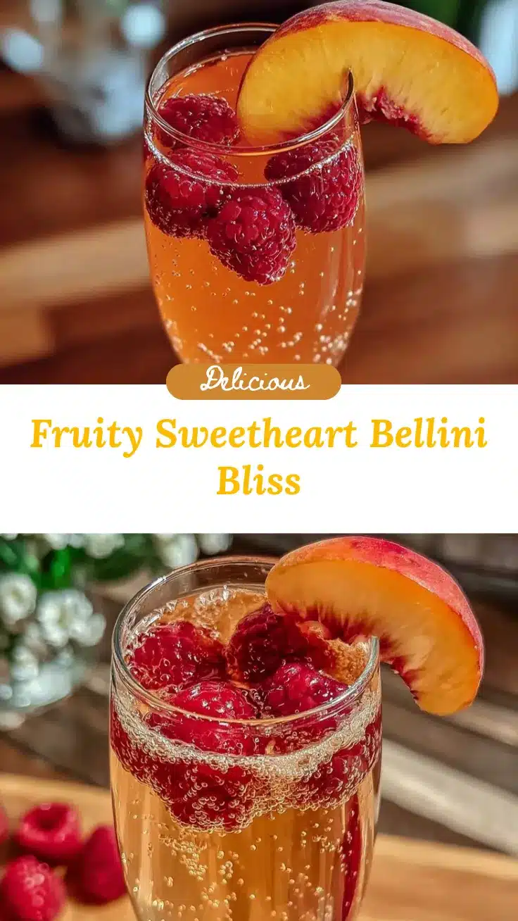 Sweetheart Bellini Cocktail recipe