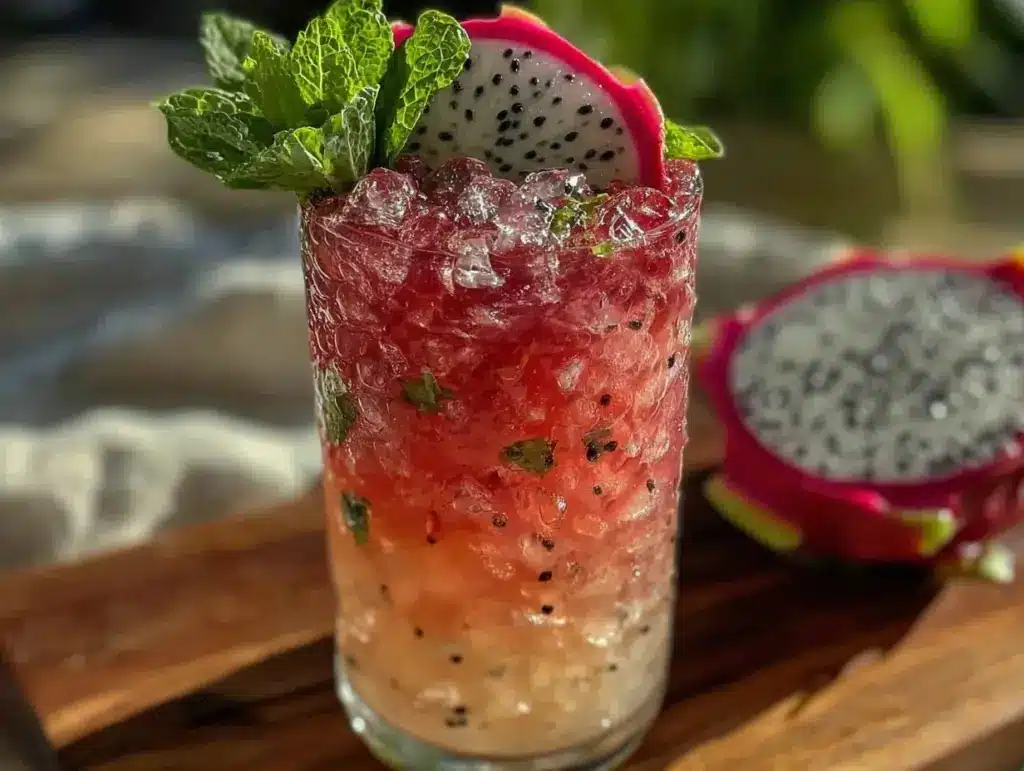 vibrant pink dragon fruit refresher - featured image