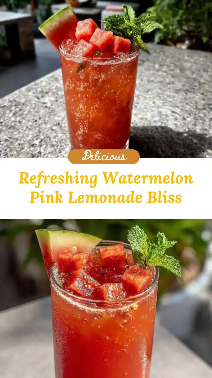 watermelon pink lemonade recipe recipe