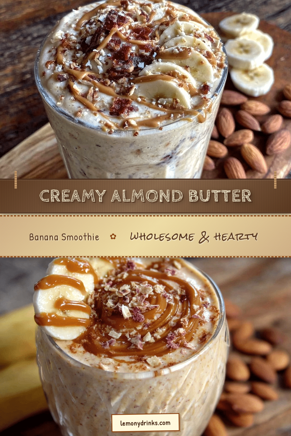 almond butter banana smoothie recipe