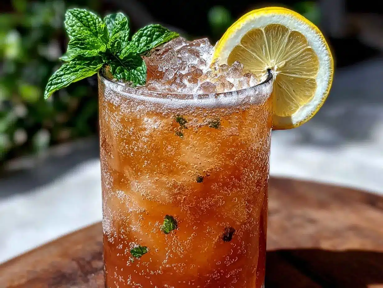 Arnold Palmer iced tea cooler preparation steps