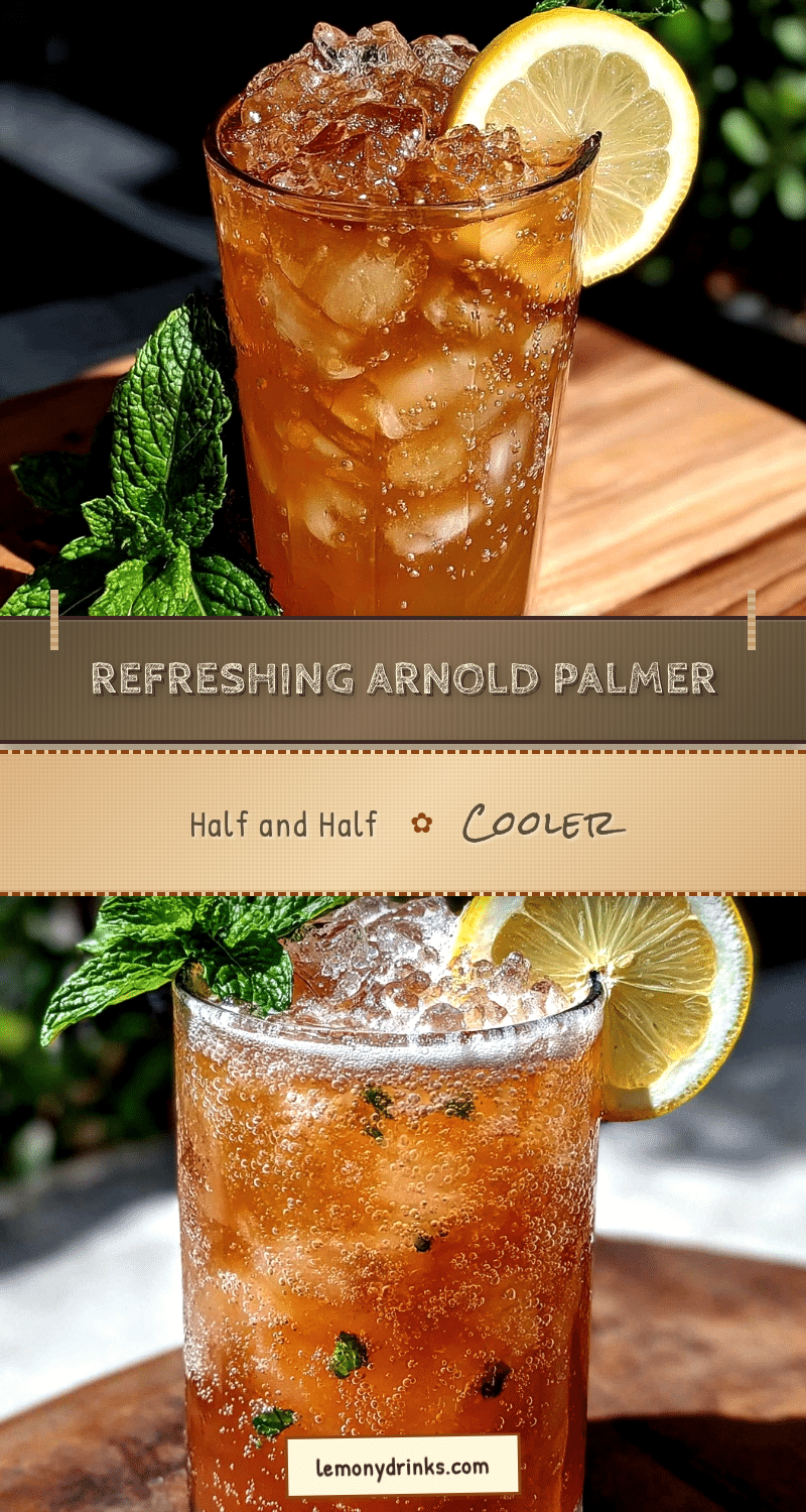 Arnold Palmer iced tea cooler recipe