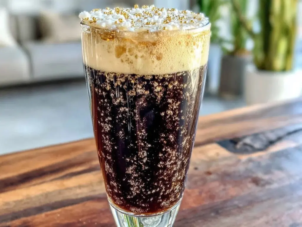 Black Velvet Champagne Cocktail - featured image