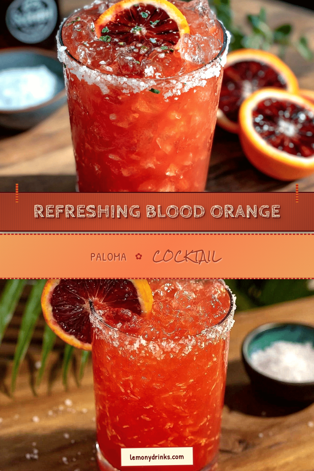 Blood Orange Paloma cocktail recipe