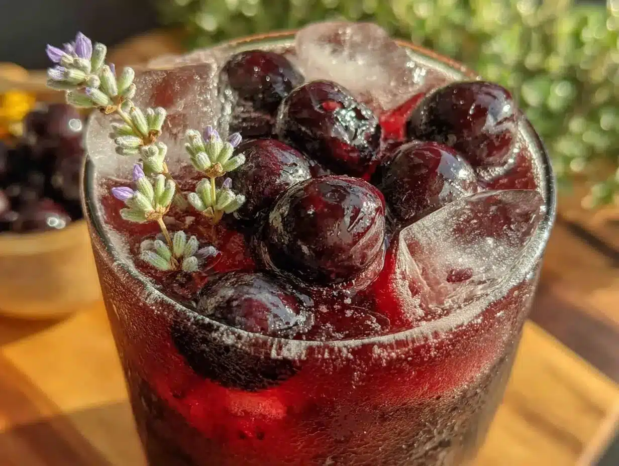 blueberry lavender iced tea preparation steps