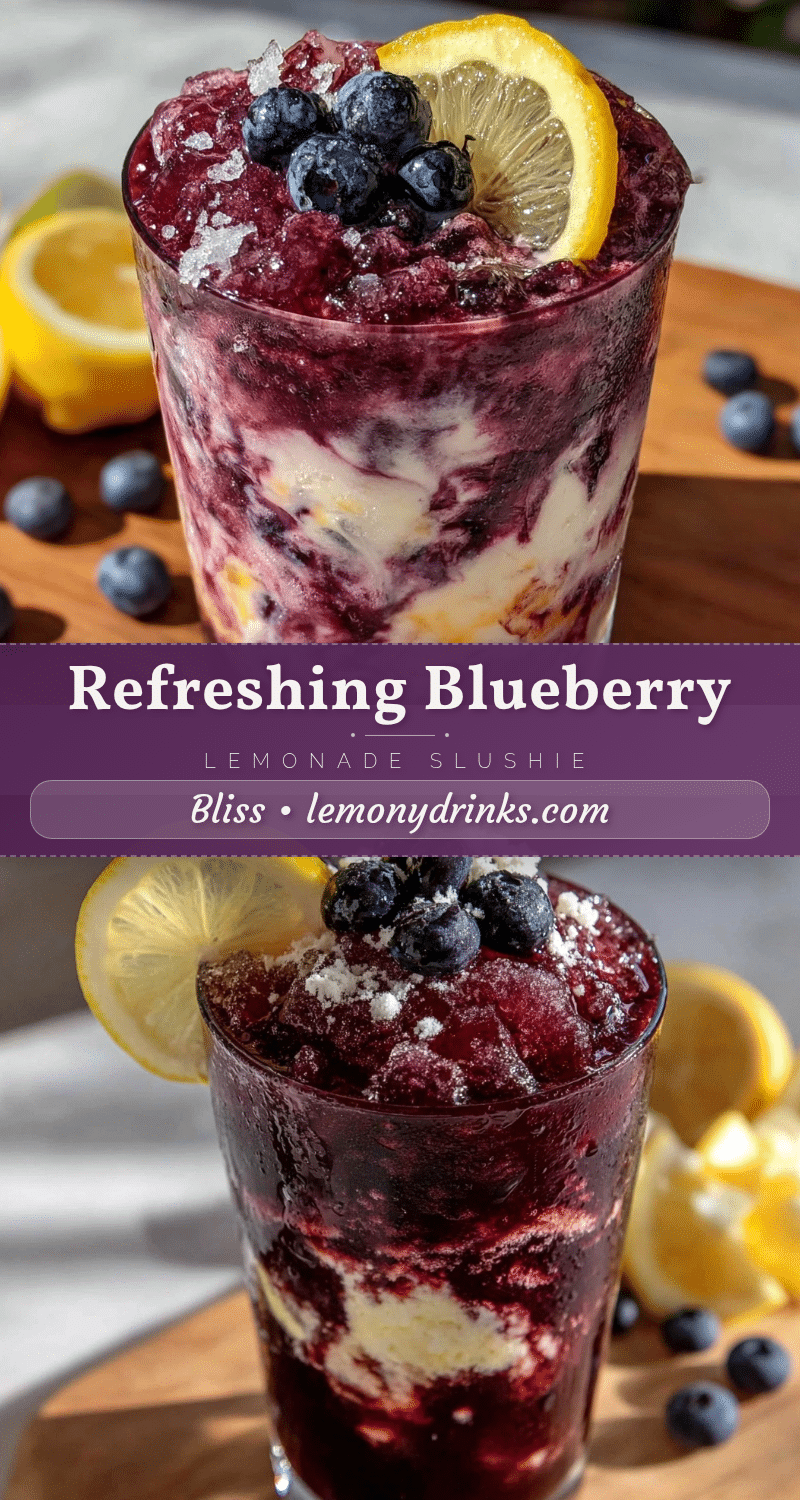 blueberry lemonade slushie recipe