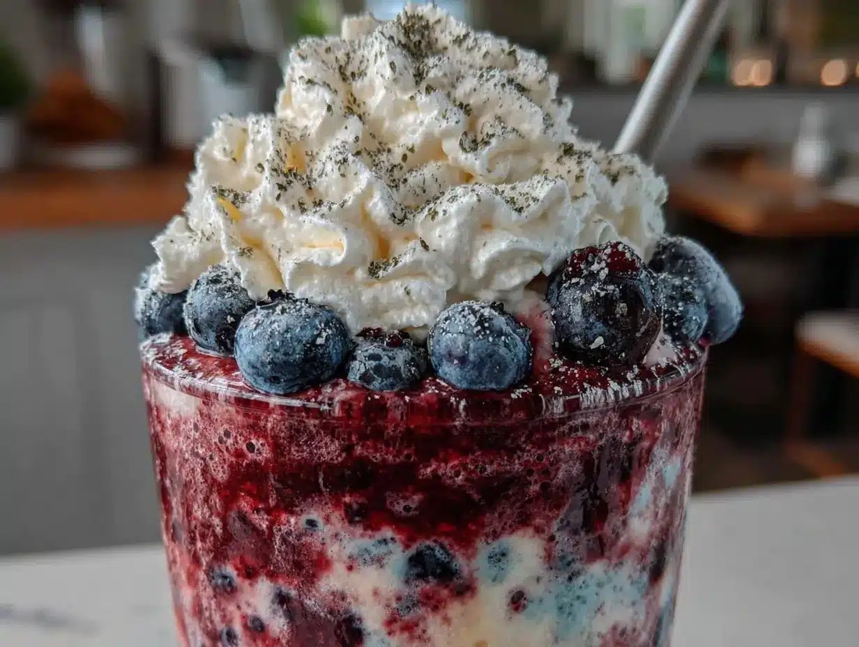 blueberry matcha smoothie boost preparation steps