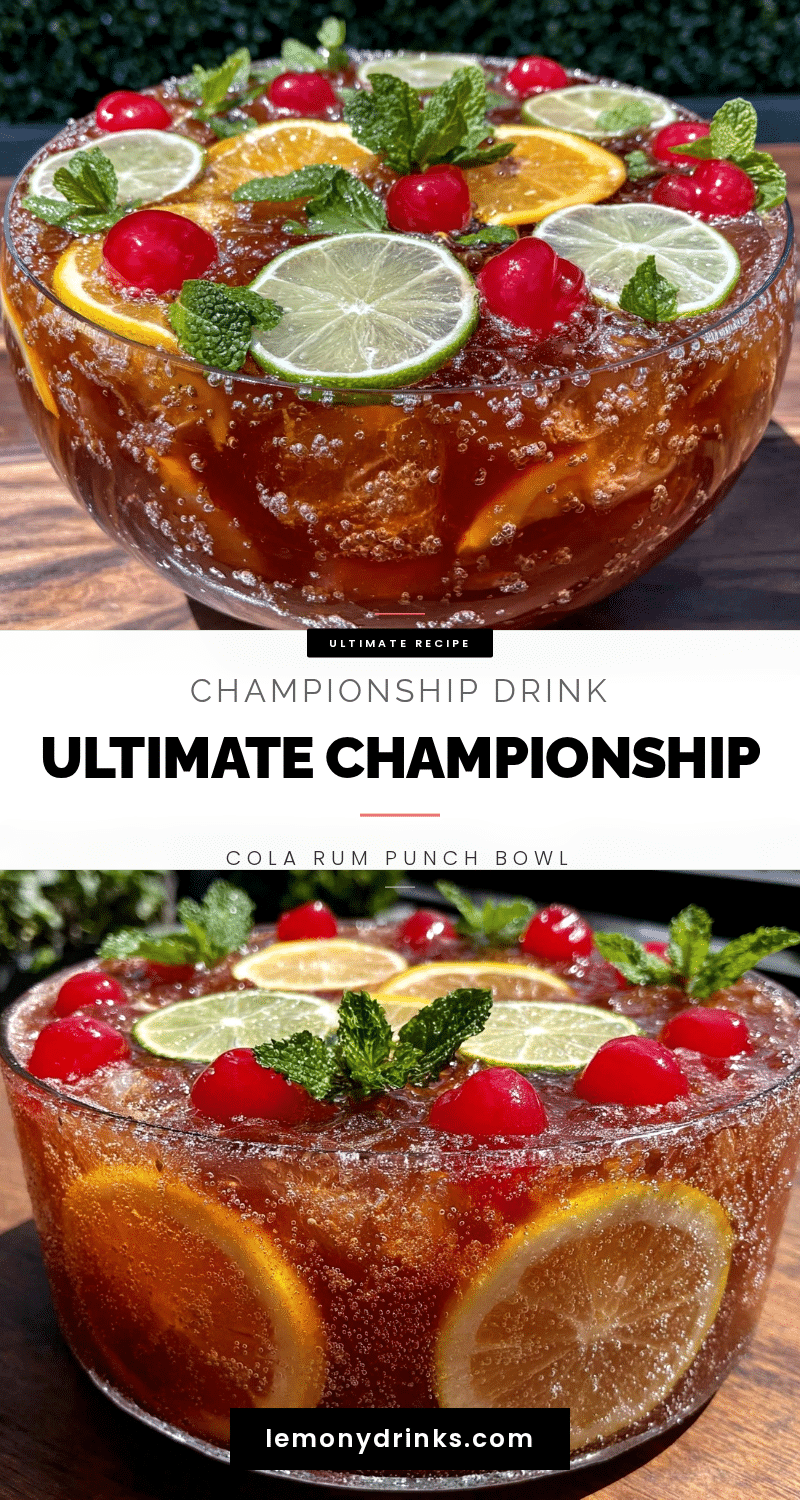 championship cola rum punch recipe