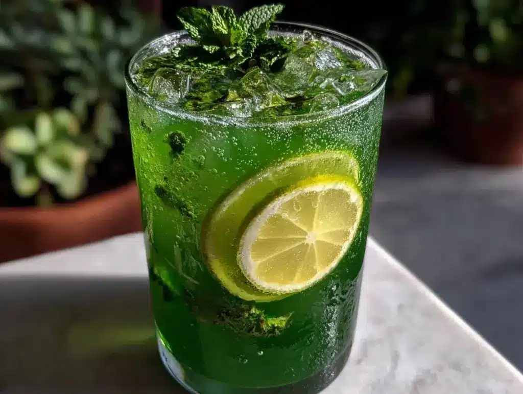 chlorophyll water recipe - featured image