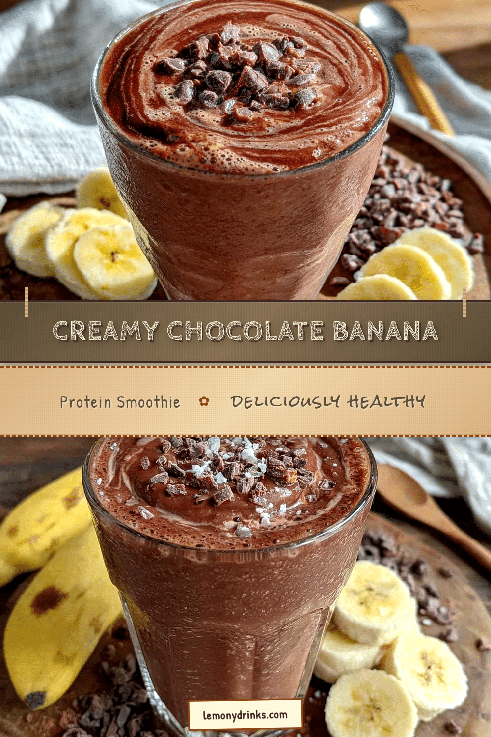 chocolate banana protein smoothie recipe