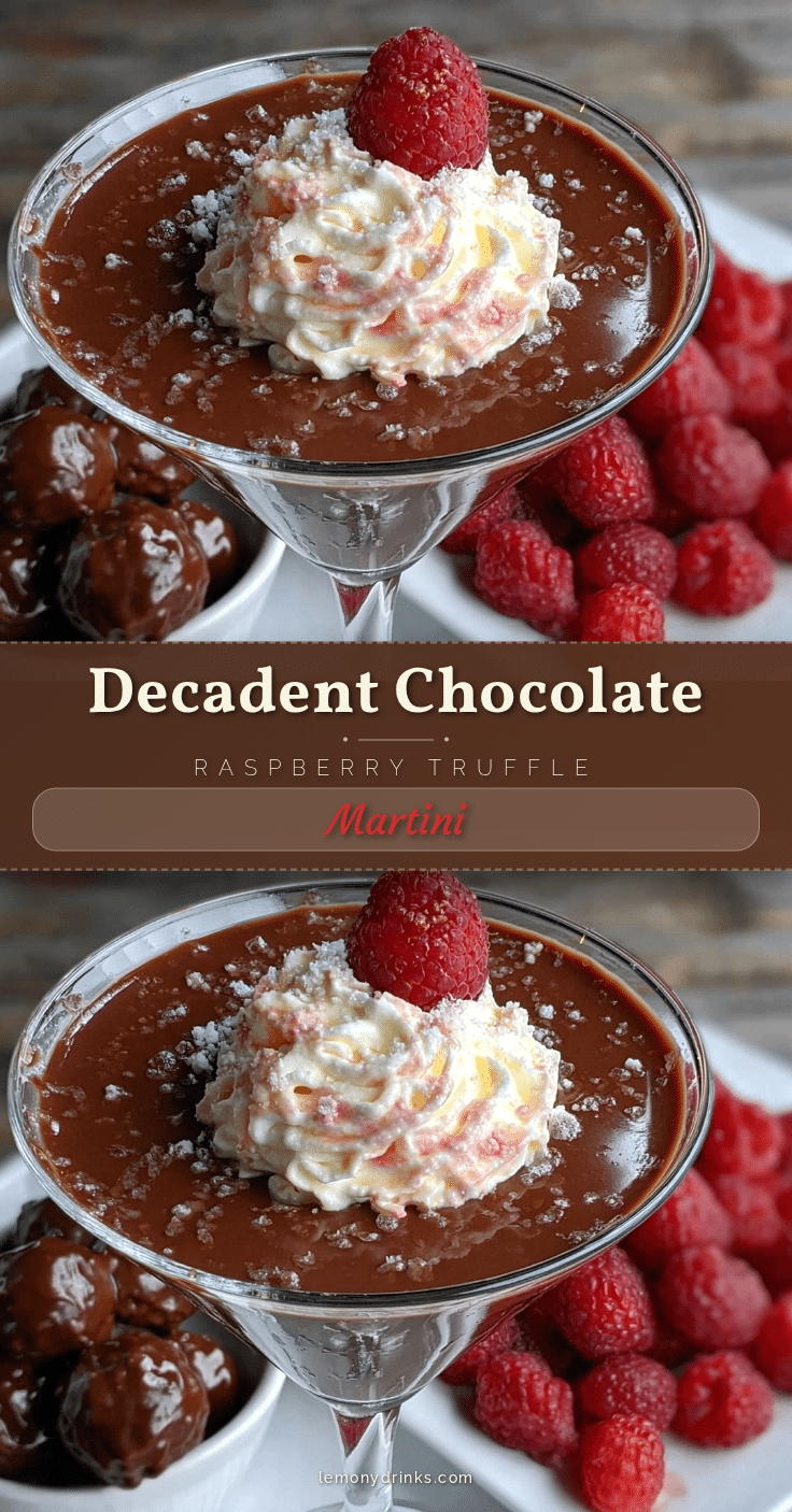 chocolate raspberry truffle martini recipe