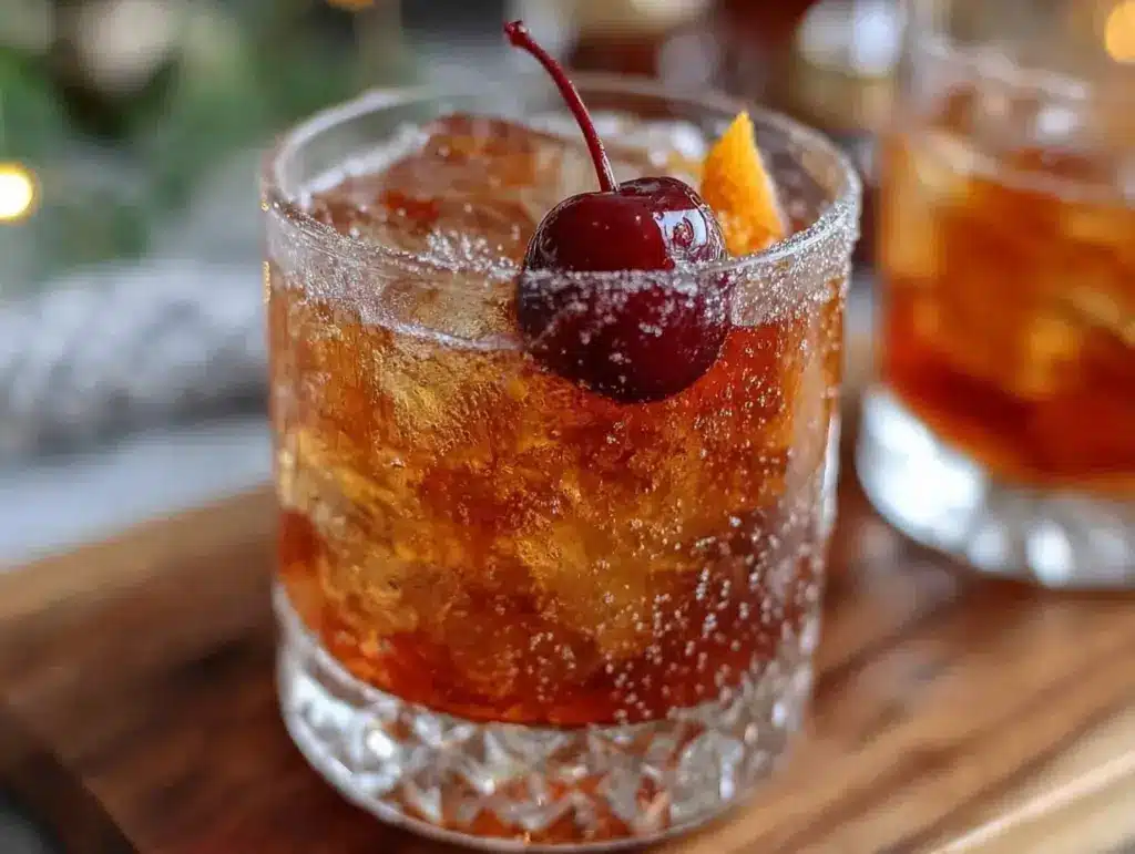 classic smooth manhattan cocktail - featured image