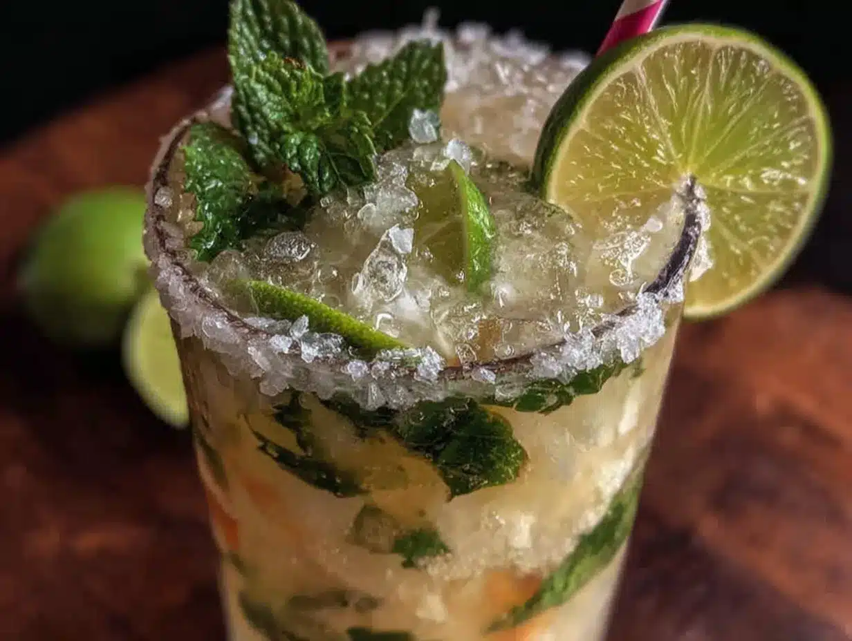 coconut water mojito mocktail preparation steps