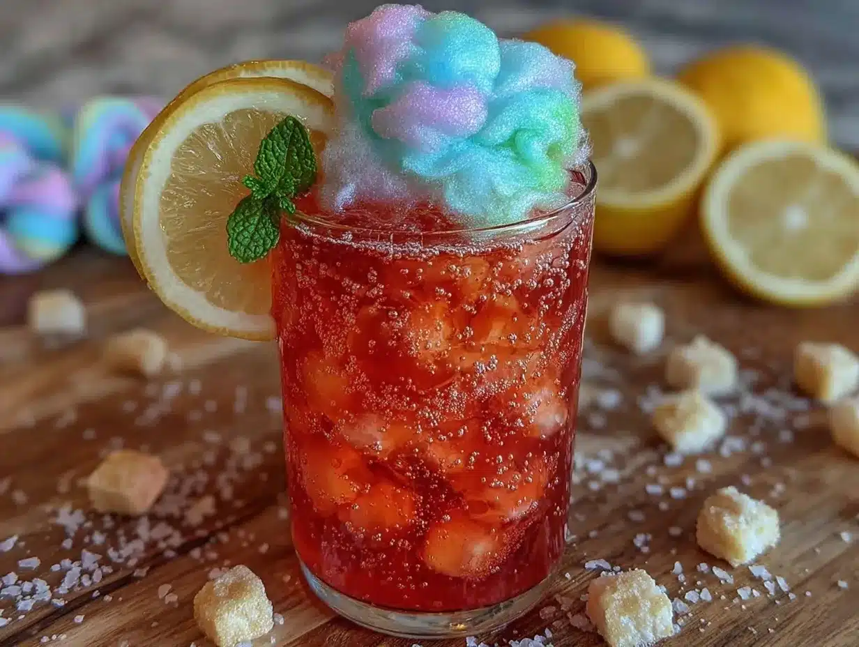 cotton candy lemonade preparation steps