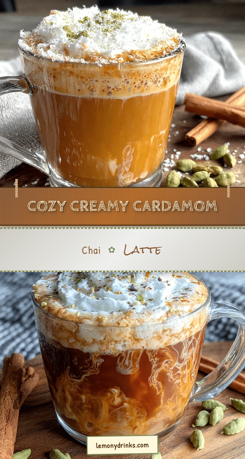 Cozy Cardamom Chai Latte recipe