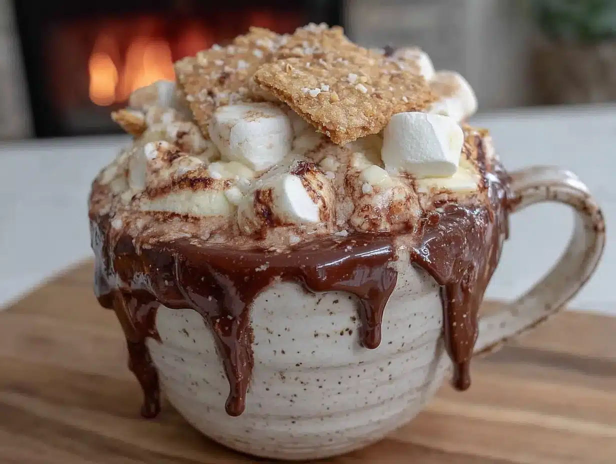 Cozy S’mores Hot Chocolate preparation steps