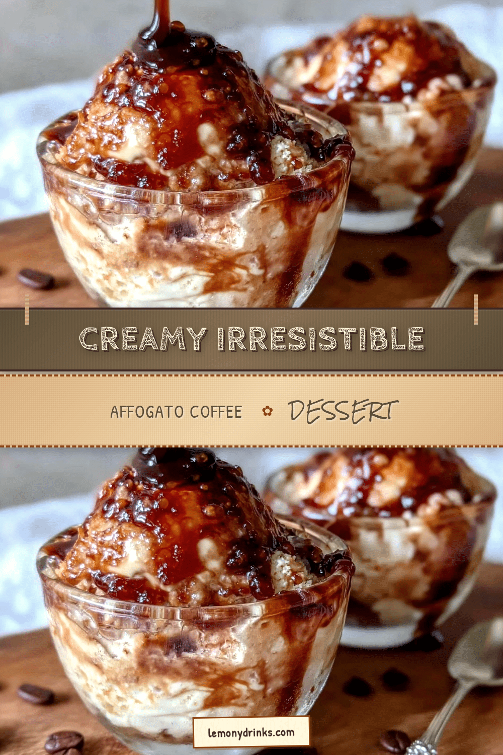 creamy affogato coffee dessert recipe