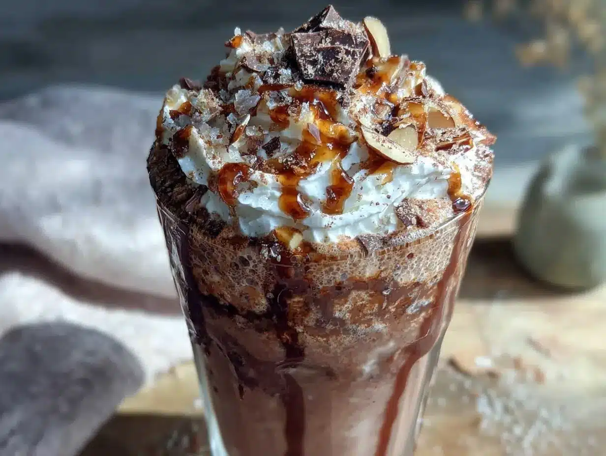 Creamy Almond Joy Mocha Bliss preparation steps