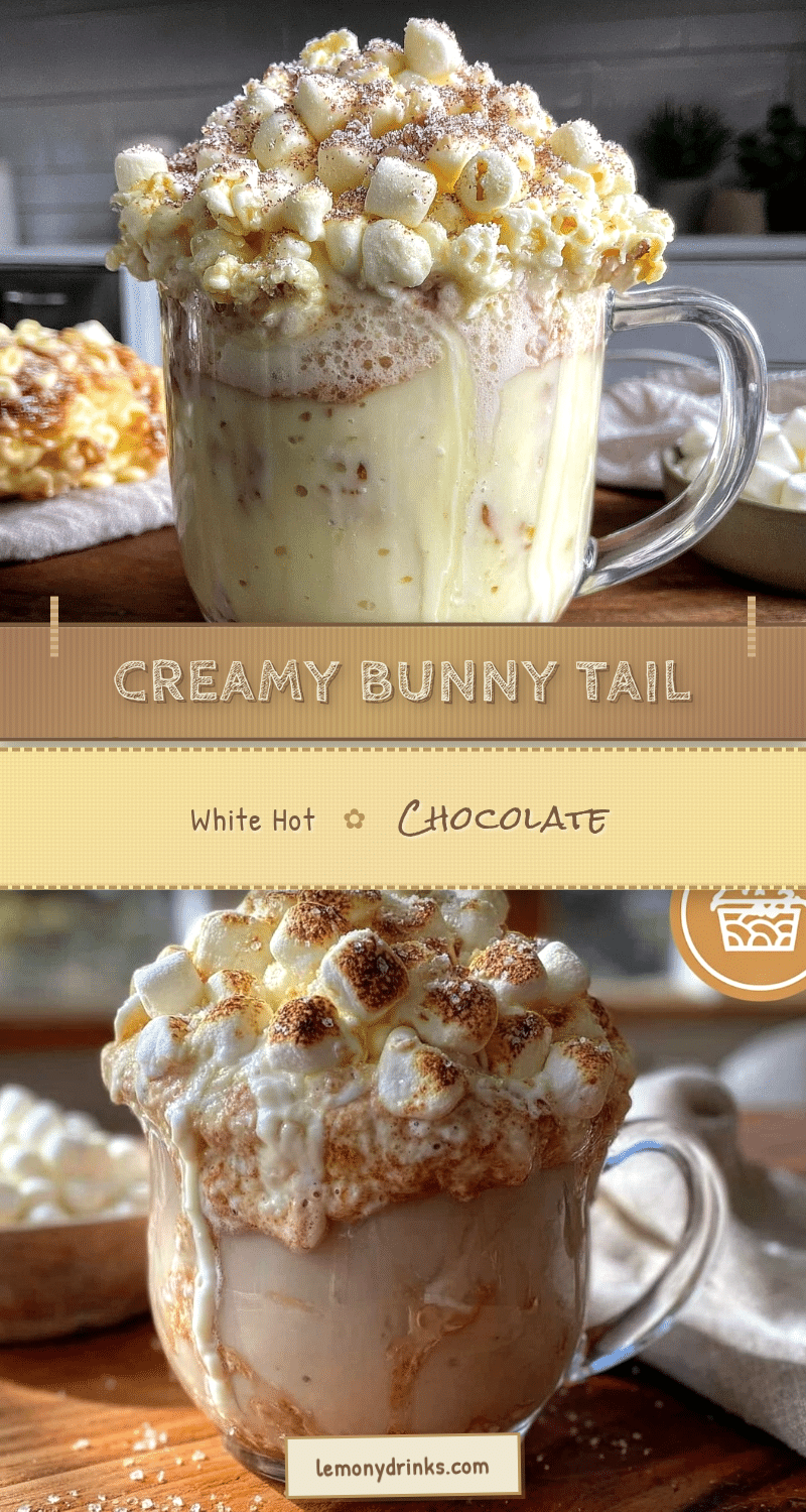 creamy bunny tail white hot chocolate recipe