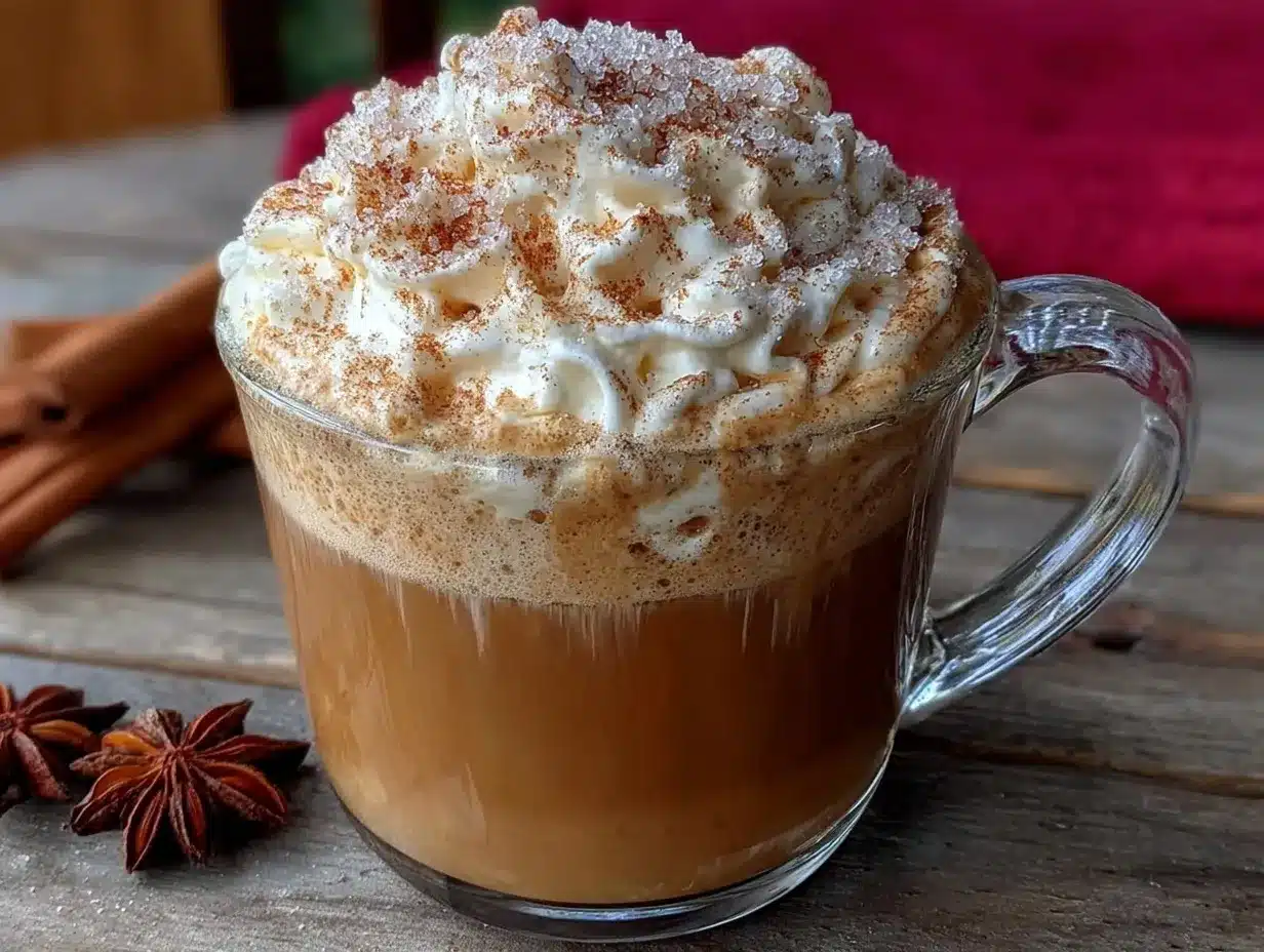 creamy cinnamon dolce latte preparation steps