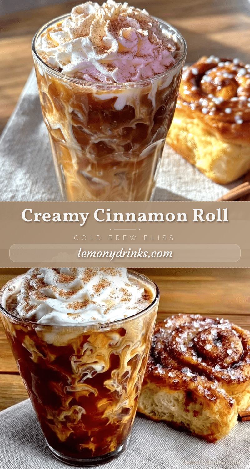 Creamy Cinnamon Roll Cold Brew recipe