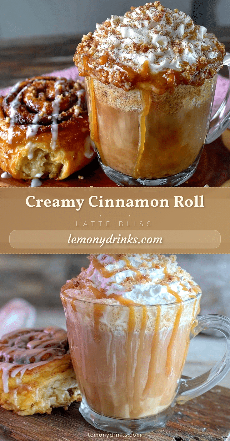 creamy cinnamon roll latte recipe