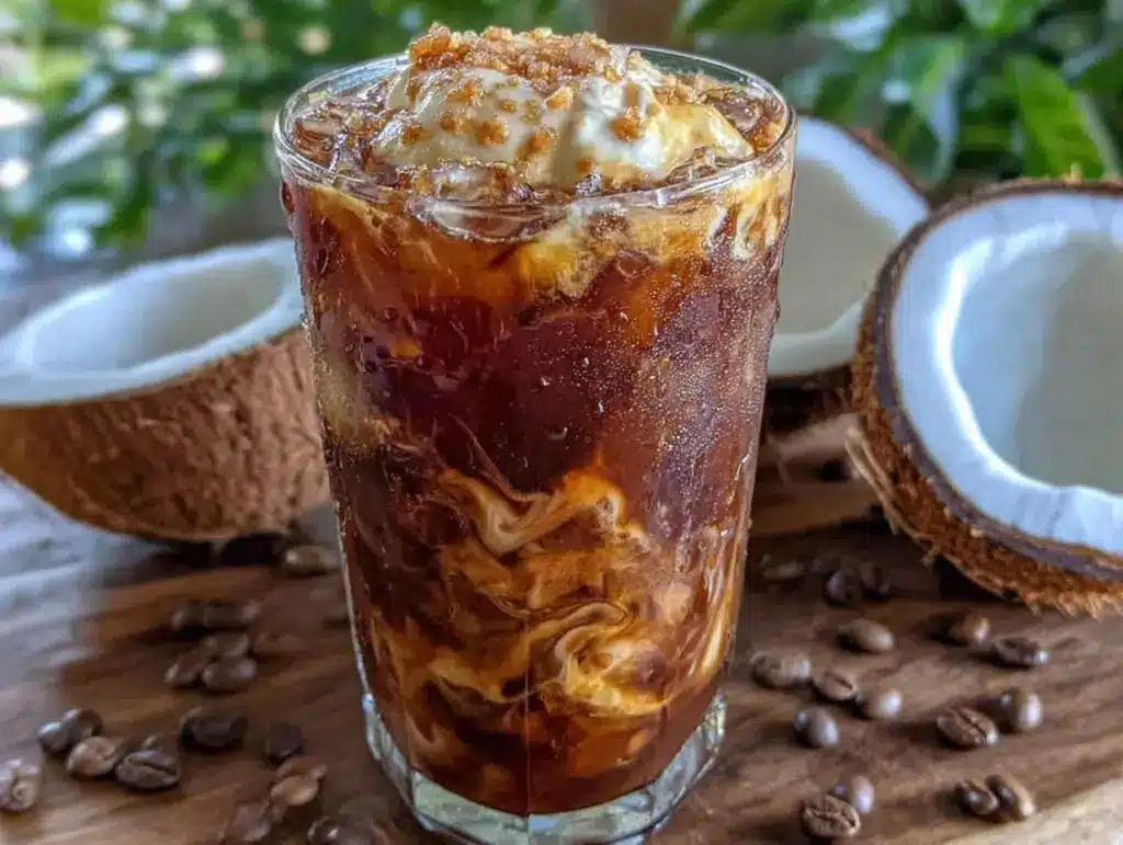 creamy coconut cream cold brew - featured image