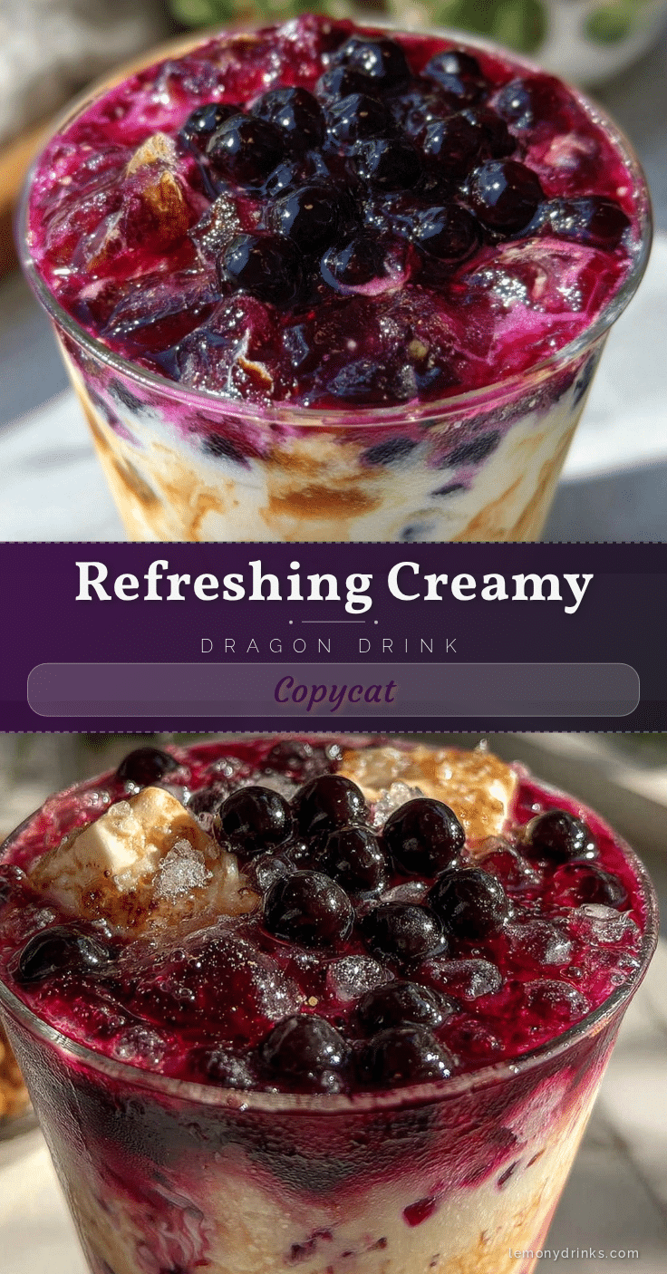 creamy dragon drink copycat smoothie recipe