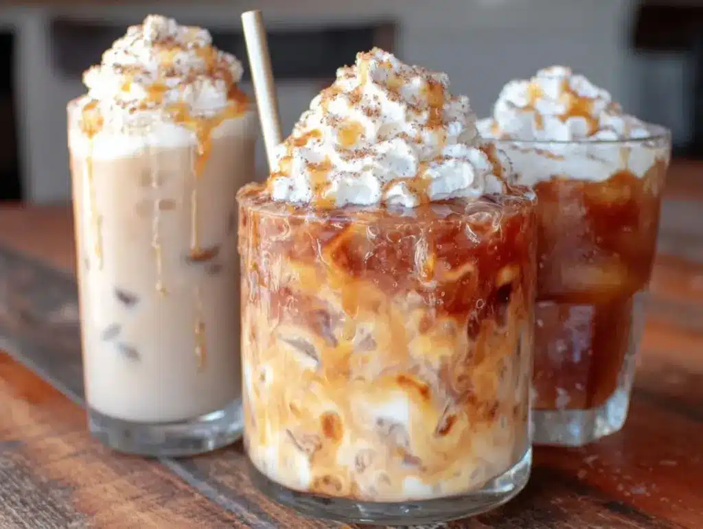 creamy french vanilla iced coffee - featured image