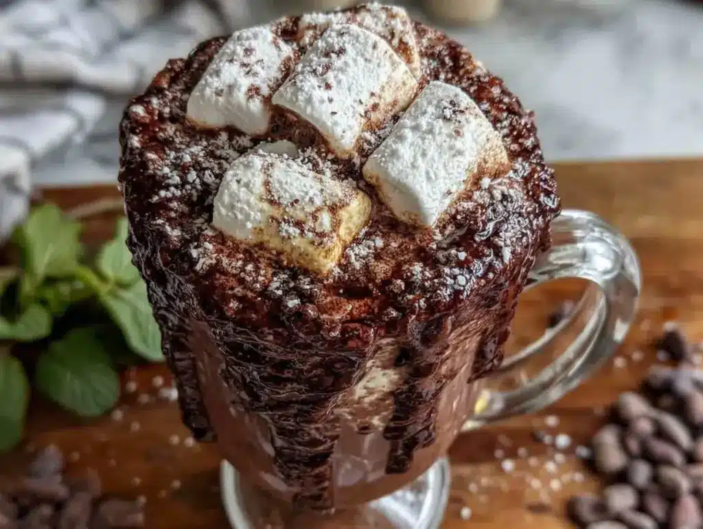 Creamy Guinness Hot Chocolate - featured image