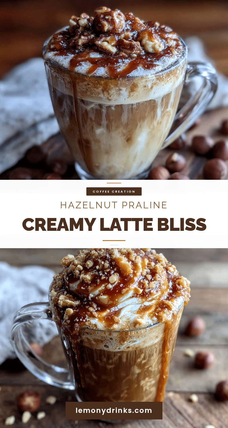 creamy hazelnut praline latte recipe