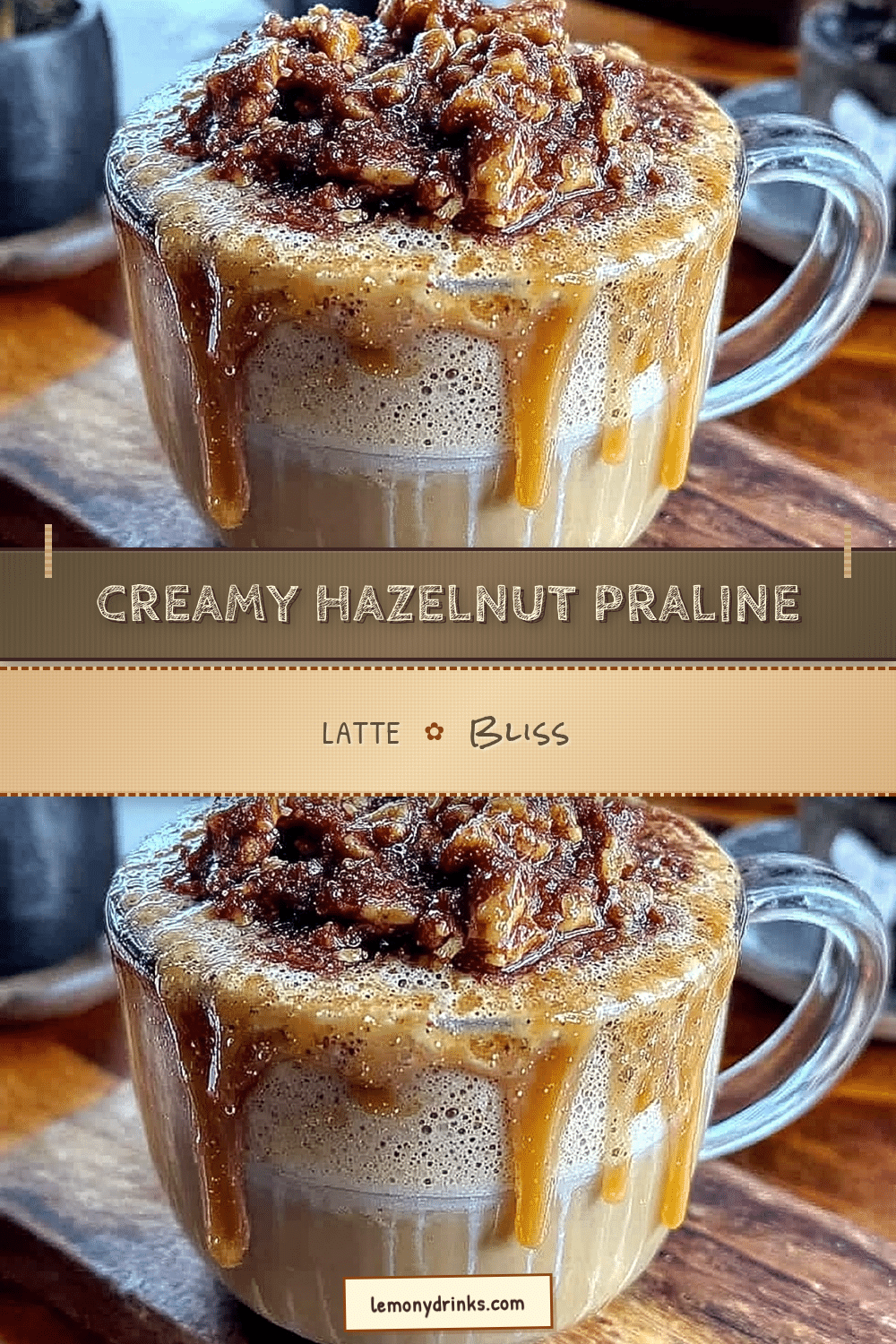 creamy hazelnut praline latte recipe