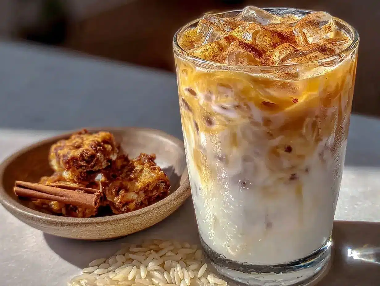 creamy horchata from scratch preparation steps