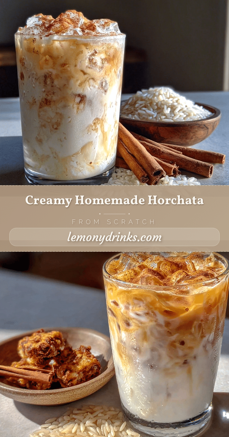 creamy horchata from scratch recipe