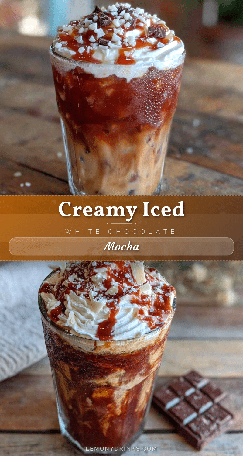creamy iced white chocolate mocha recipe