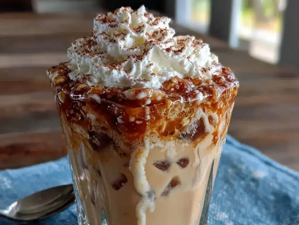 creamy iced white mocha recipe - featured image