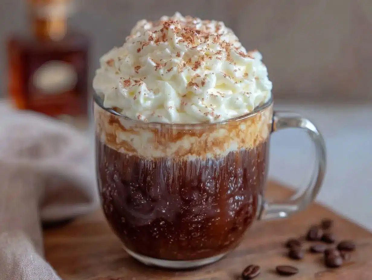 creamy irish coffee preparation steps