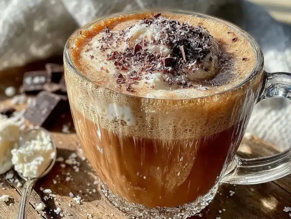 creamy irish cream coffee - featured image